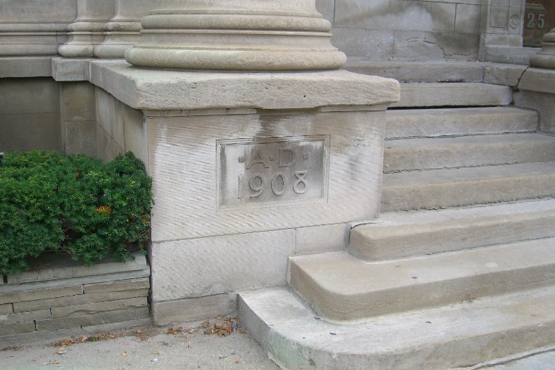 Toronto092409-1952.jpg - "A. D. 1908" -- Lillian Massey Building, Univerity of Toronto