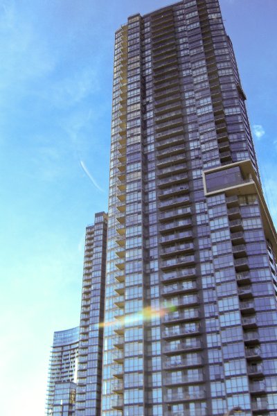 Toronto092409-1995.jpg - View of CityPlace Condo Towers, just West of CN Tower as viewed from Toronto's Gardiner Expressway, driving West