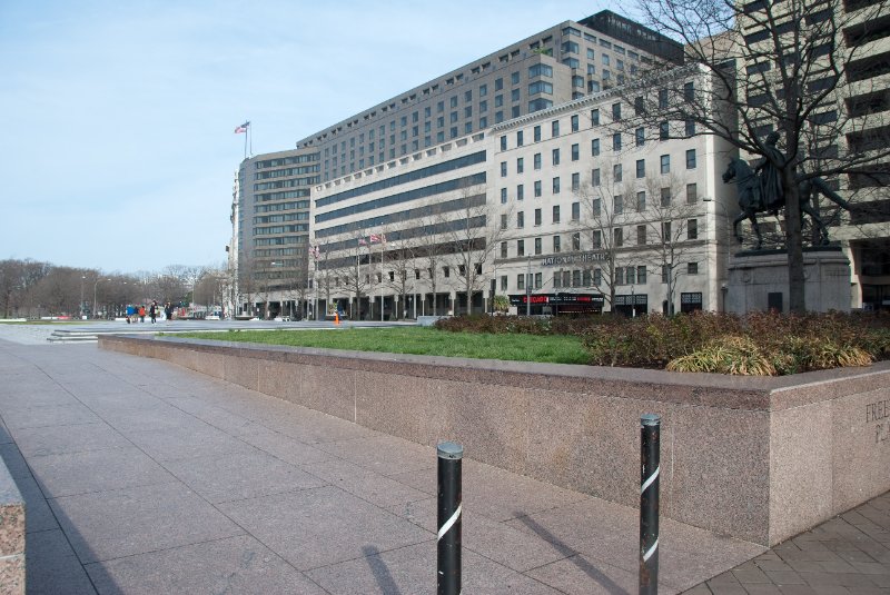 WashDC032709-4146.jpg - Freedom Plaza, home of  General Pulaski's statue