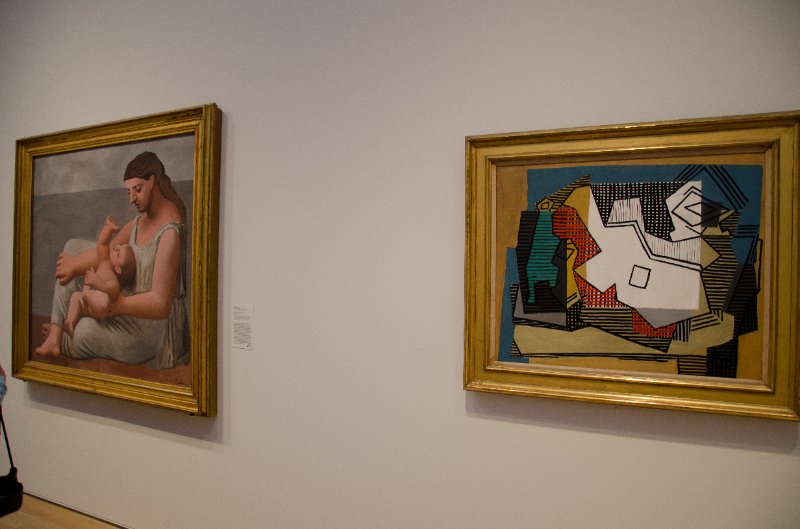 DSC_0094.jpg - Pablo Picasso, "Mother and Child," 1921 and "Still Life," 1922.