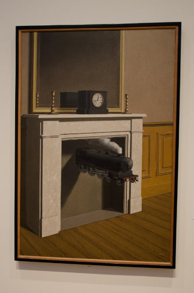 DSC_0100.jpg - René Magritte, "Time Transfixed," 1938.  Oil on canvas.
