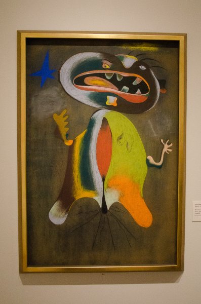 DSC_0106.jpg - Joan Miró, "Woman," 1934. Pastel, charcoal, and graphite on paper.