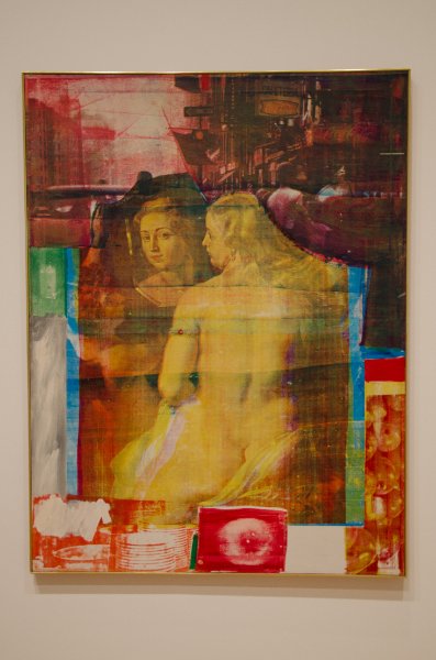 DSC_0120.jpg - Robert Rauschenberg, "Persimmon," 1964. Oil paint and silkscreen ink on canvas