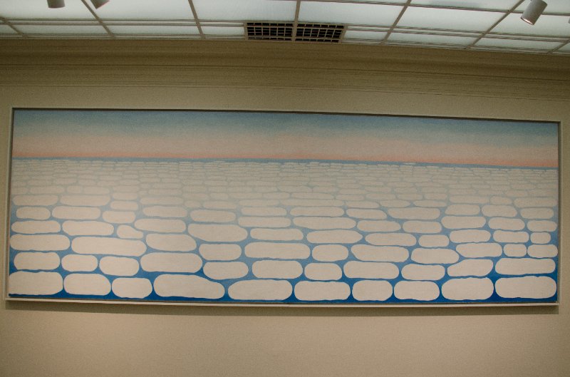 DSC_0128.jpg - Georgia O'Keeffe, "Sky above Clouds IV," 1965.  Oil on canvas.