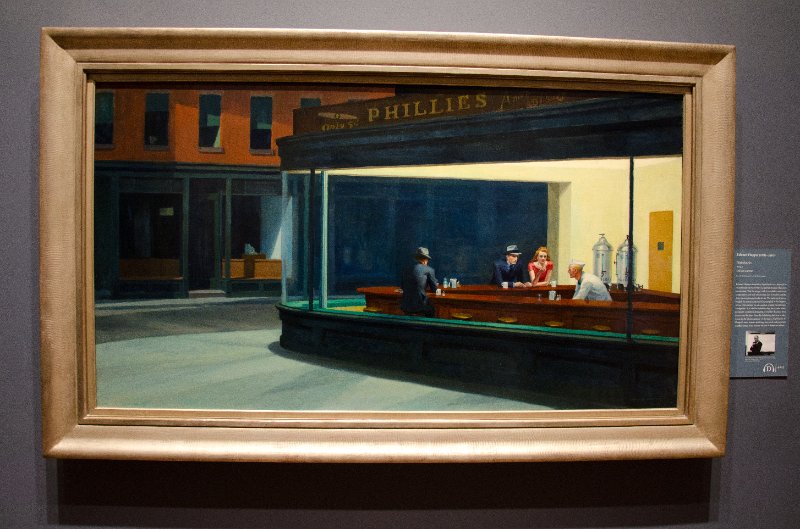 DSC_0130.jpg - Edward Hopper, "Nighthawks," 1942.  Oil on canvas.