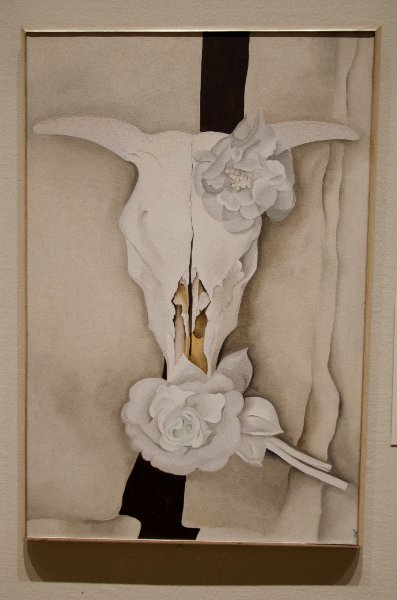 DSC_0137.jpg - Georgia O'Keeffe, "Cow's Skull with Calico Roses," 1931.  Oil on canvas.