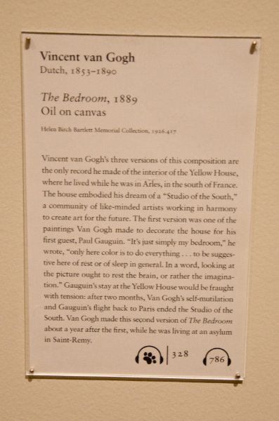DSC_0147.jpg - Vincent van Gogh, "The Bedroom," 1889.  Oil on canvas.