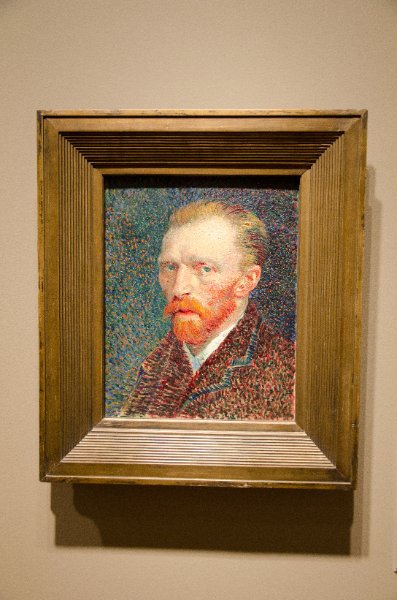 DSC_0149.jpg - Vincent van Gogh, "Self-Portrait," 1887. Oil on artist's board, mounted on cradled panel.