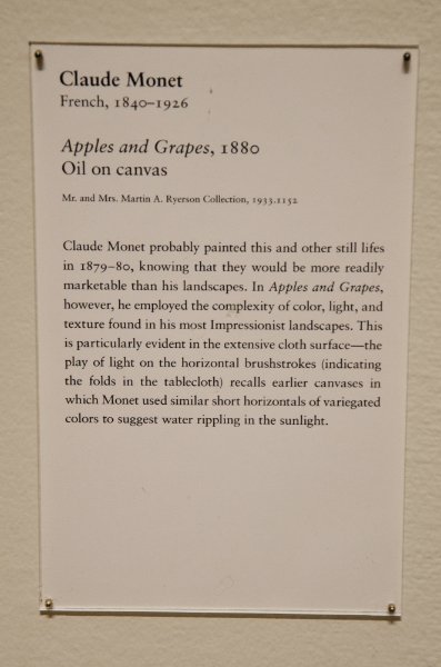 DSC_0158.jpg - Claude Monet, "Apples and Grapes," 1880.  Oil on canvas.