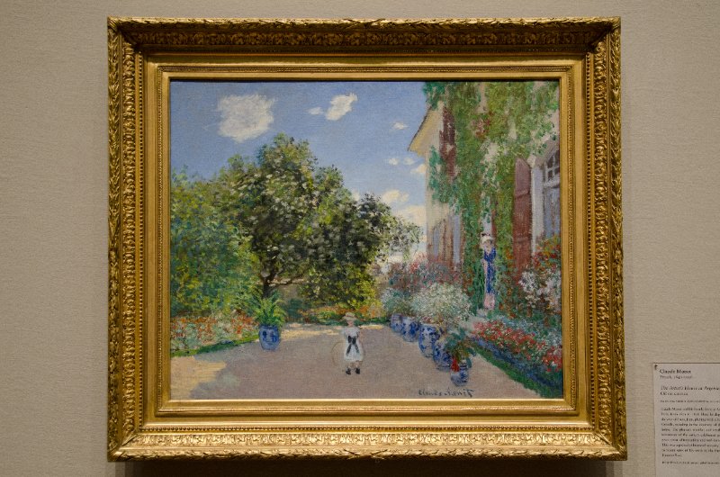 DSC_0159.jpg - Claude Monet, "The Artist's House at Argenteuil," 1873.  Oil on canvas.