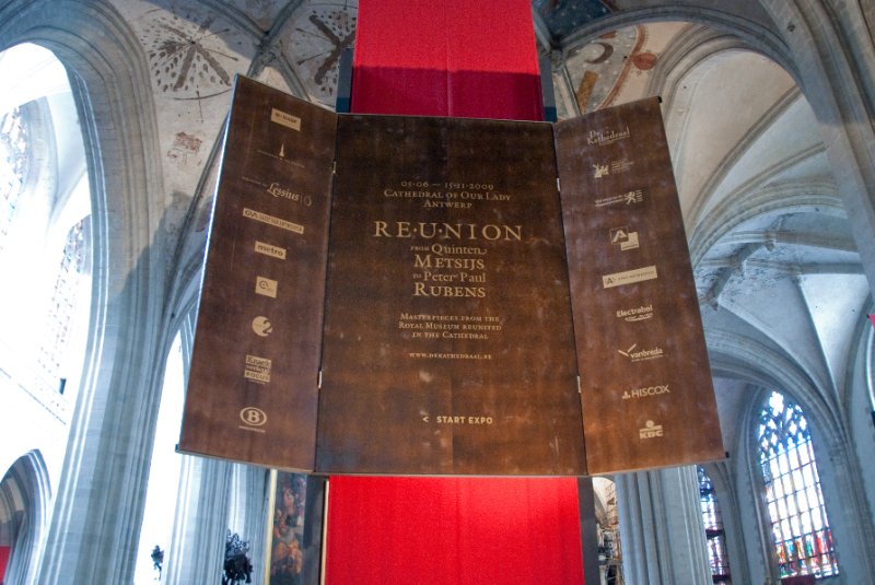 Antwerp021610-1382.jpg - "Reunion from Quienten Metsijs to Peter Paul Rubens.  Master pieces from the Royal Museum reunited in the Cathedral." www.dekathedraal.be, The Cathedral of Our Lady, Antwerp