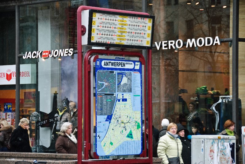 Antwerp021610-1366.jpg - Antwerp transit map infront of Jack Jones and Vero Moda, 23  Meir Street
