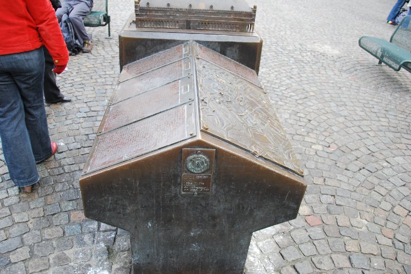 Bruge021710-1590.jpg - A model of the Belfry and raised map of the Bruges city center, built for the blind by the Kiwanis service club of Bruges.
