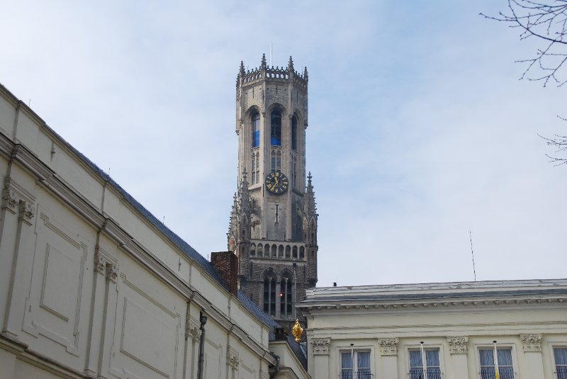 Bruge021710-1624.jpg - Belfry in the Markt of Bruges