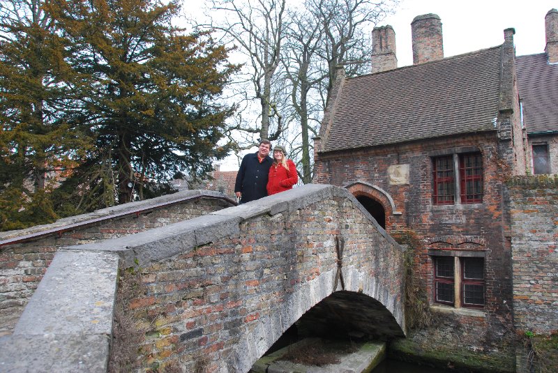 Bruge021710-1670.jpg - Canal bridge in the Courtyard area leading up to the Groeninge Museum