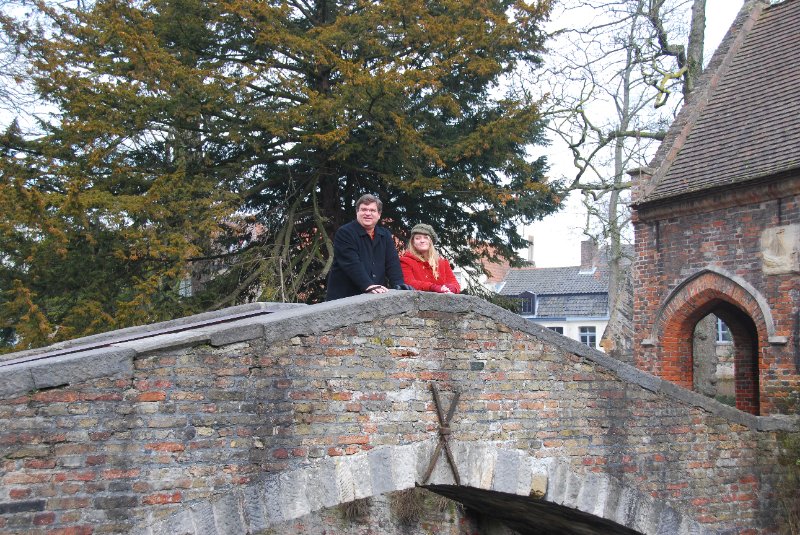 Bruge021710-1671.jpg - Canal bridge in the Courtyard area leading up to the Groeninge Museum