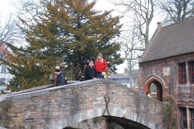Bruge021710-1674.jpg - Canal bridge in the Courtyard area leading up to the Groeninge Museum