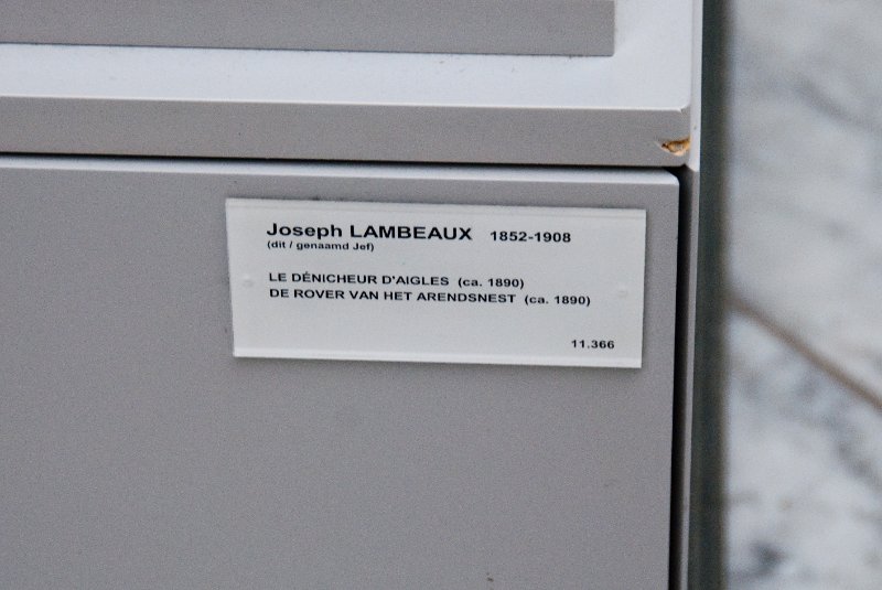 Brussels021410-1024.jpg - Joseph / Jef LAMBEAUX (1852-1908), Le Denicheur D'Aigles, ca 1890