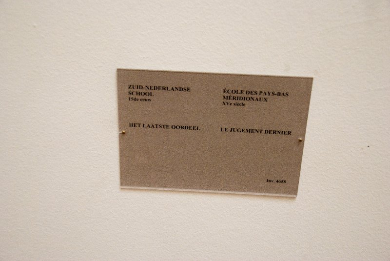 Brussels021410-1030.jpg - Ecole Des Pays-Bas Meridionaux, XV Century, Le Jugement Dernier