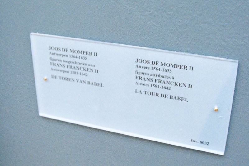 Brussels021410-1063.jpg - Joos de Momper II Anvers 1564-1635, figures attrbuees a Frans Francken II, Anvers 1581-1642, La Tour de Babel