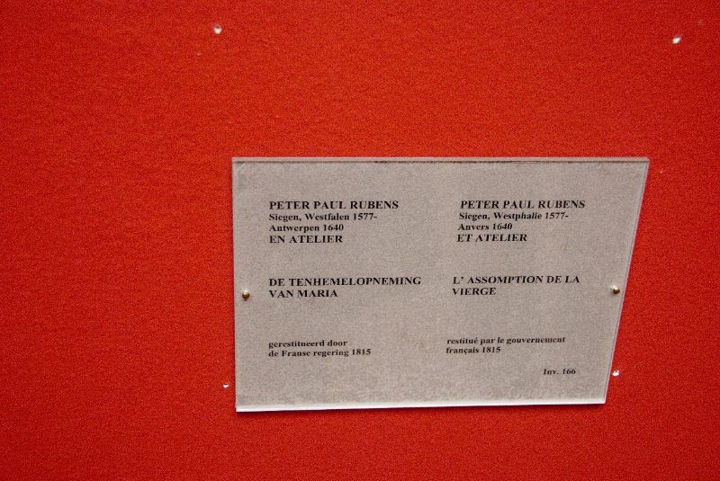 Brussels021410-1074.jpg - Peter Paul Rubens, Siegen 1577-Anvers 1640, L'Assomption de la Vierge