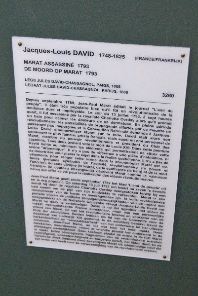 Brussels021410-1079.jpg - Jacques-Louis DAVID, France 1748-1825, Marat Assassine, 1793