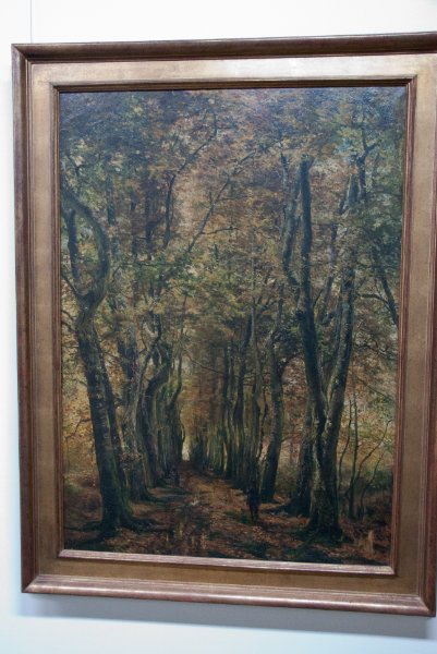 Brussels021410-1098.jpg - Hippolyte Boulenger Belgium 1837-1874. L'Allee des Vieux Charmes. Tervueren 1871-1872.