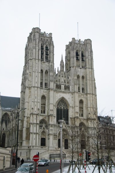 Brussels021310-0845.jpg - Cathedral of St Michael and St Gudule