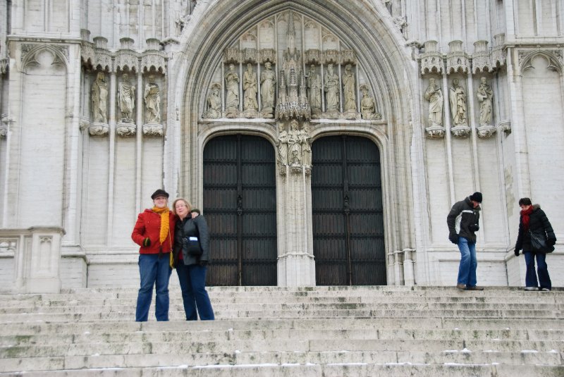 Brussels021310-0850.jpg - Cathedral of St Michael and St Gudule
