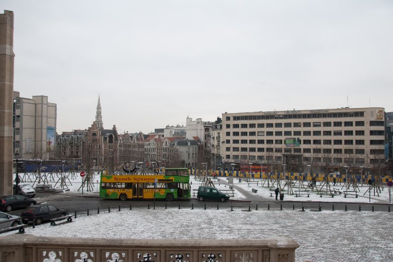 Brussels021310-0902.jpg - View looking West from the entrance to Cathedral of St Michael and St Gudule