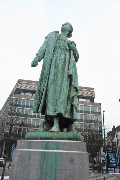Brussels021510-1313.jpg - Gabrielle Petit Monument in Place Saint-Jean