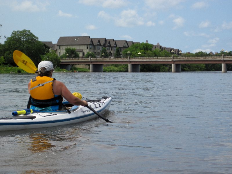 IMG_1158.jpg - Approching the limit of our upstream paddleing: the Prairie Street Bridge