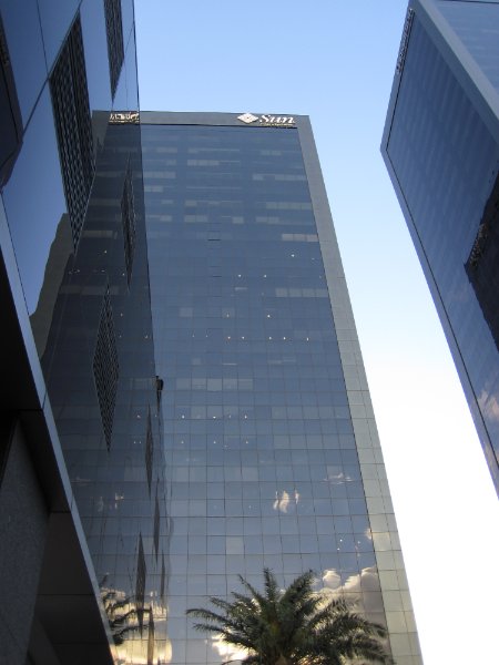 BuenosAires080210-1526.jpg - Edificio Laminar (left), Catalinas Plaza (Sun)