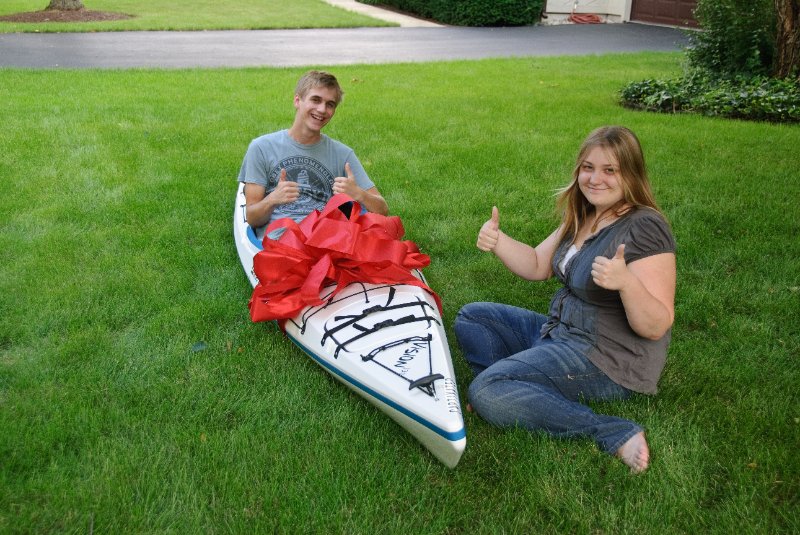 DSC_3271.jpg - Cathie's Main Birthday Present -- River Kayak