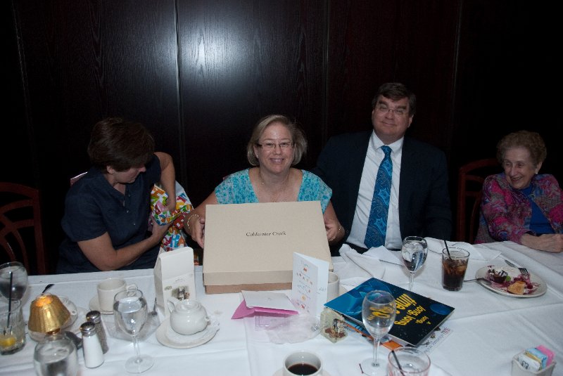DSC_3342.jpg - Opening Birthday Presents at Morton's Steakhouse