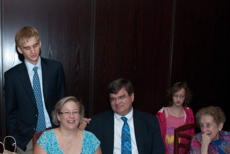 DSC_3355.jpg - Opening Birthday Presents at Morton's Steakhouse