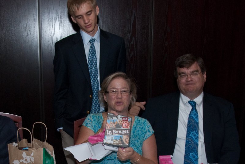 DSC_3356.jpg - Opening Birthday Presents at Morton's Steakhouse