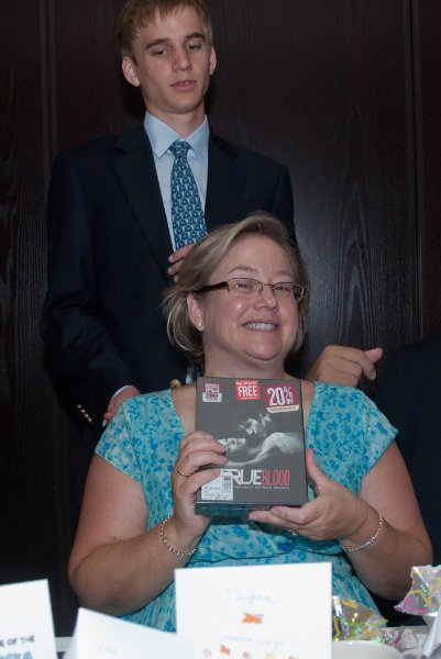 DSC_3357.jpg - Opening Birthday Presents at Morton's Steakhouse