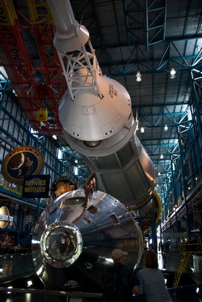 KSC110110-6551.jpg - Saturn V Rocket, view from Command Module end