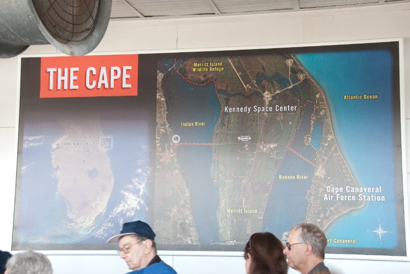 KSC110110-6398.jpg - Space Center Bus Tour, start point: Map of the Cape