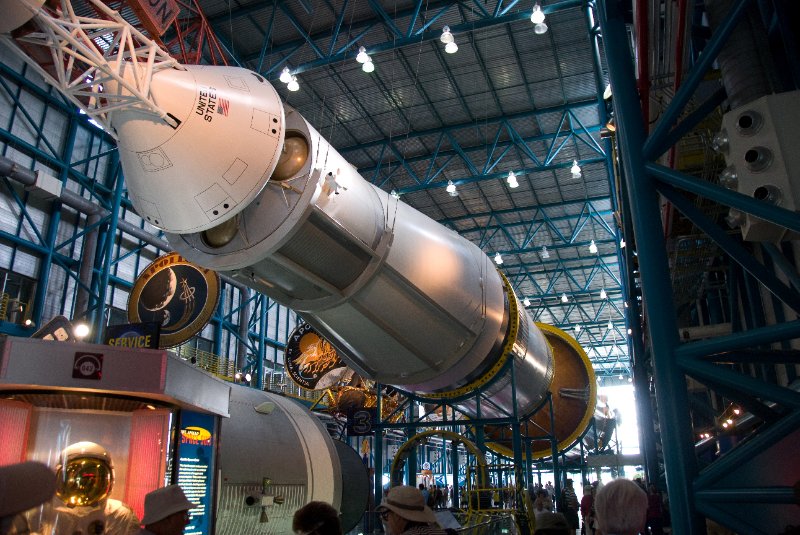 KSC110110-6550.jpg - Saturn V Rocket, view from Command Module end