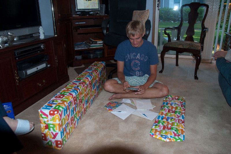 MikeBdayJuly10-4501.jpg - Mike Opening Birthday Presents!