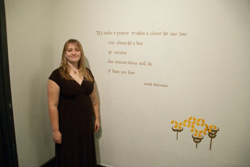 RISD120210-7141.jpg - "To make a prairie it takes a clover & one bee, one clover & a bee, & reverie, the reverie alone will do, if bees are few."  Emily Dickinson