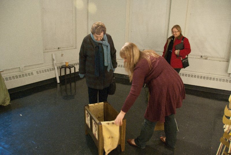 RISD120210-7166.jpg - Liz showing Grandma her furniture design project