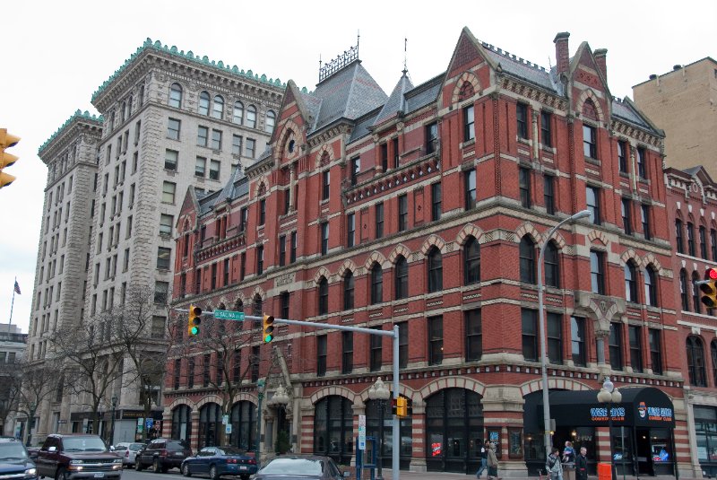Syracuse040910-2113.jpg - White Memorial Building, University Block Building (left edge)