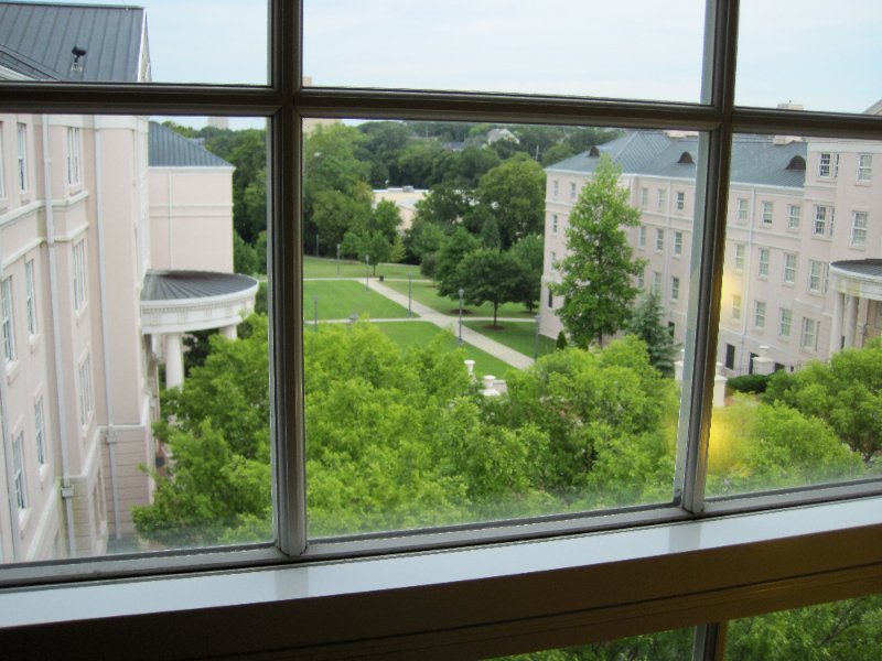 USC081710-1728.jpg - View of the East Quad courtyard from Mike's room