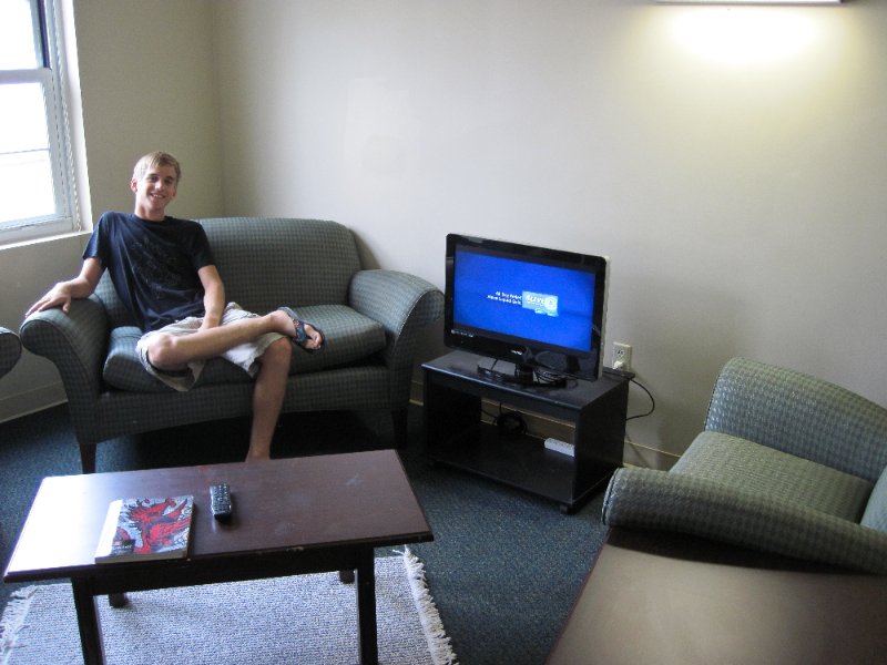 USC081710-1732.jpg - The common area in Mike's dorm room.