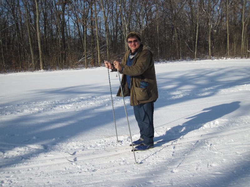 XCSkiArrowhead122910-2049.jpg - Jack Cross Country Skiing Arrowhead West Golf Course, 6th fairway