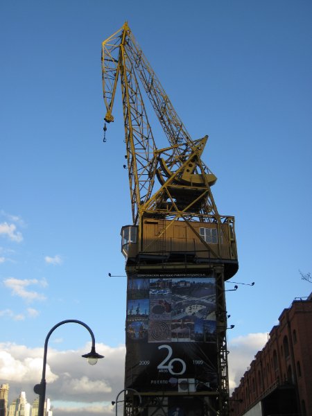 BuenosAires080210-1550.jpg - Crane, retired, on the edge of Puerto Madero