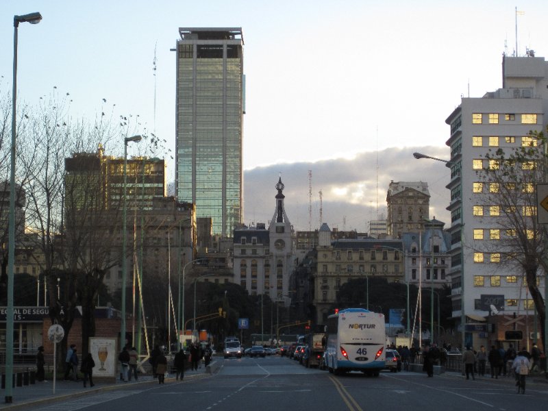 BuenosAires080210-1578.jpg - Standing on Bulevar Macacha Güemes, looking West. Banco de Galicia (skyscraper)